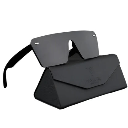 illume | Matte Black Polarized Wayfarer Sunglasses - PMG3972