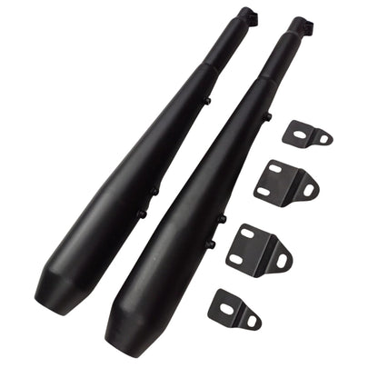 Growler Exhaust with DB Killer for Jawa 42 Bobber & Perak | Lifetime Anti-Rust Warranty