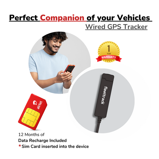 Fleettrack Wired Hidden GPS Tracker – Live Tracking & Anti-Theft Alerts