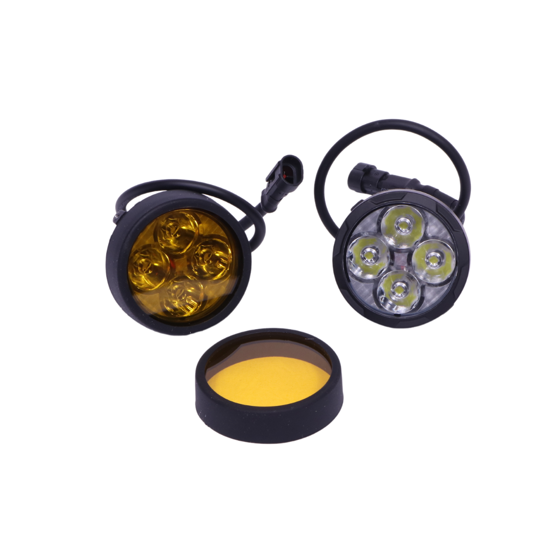 40 Watt HJG Round 4 LED Fog Light with Harness