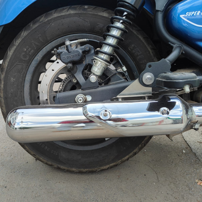 Royal Enfield Super Meteor 650 Replica Exhaust with Performance - KP Racing