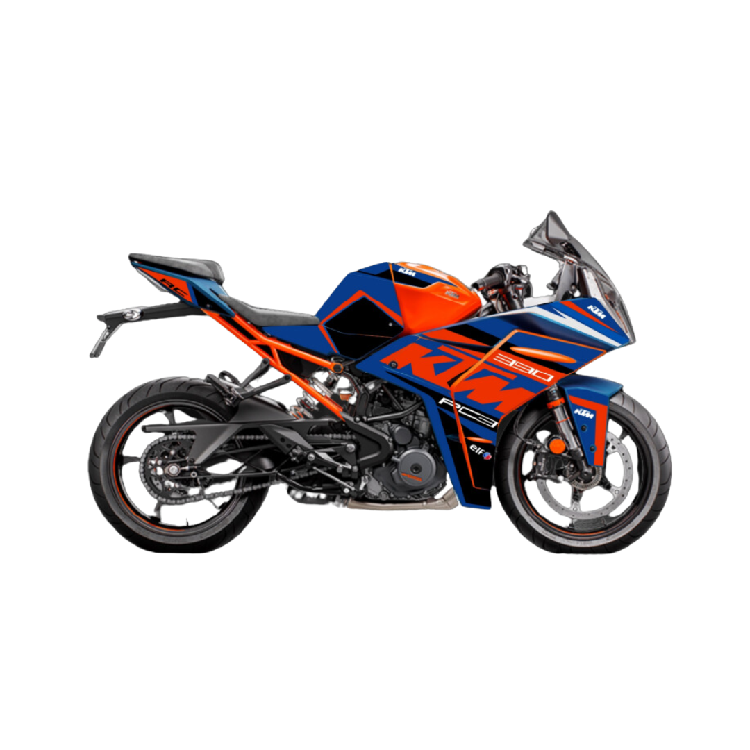KTM Full Body Stickers | Custom Bike Stickers for KTM Motorcycles | Premium Design & Quality