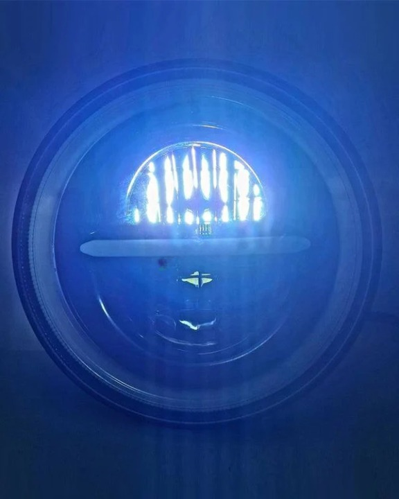 7" Inch Minus Headlight 110 Watts Full Ring for All ROYAL ENFIELD Models