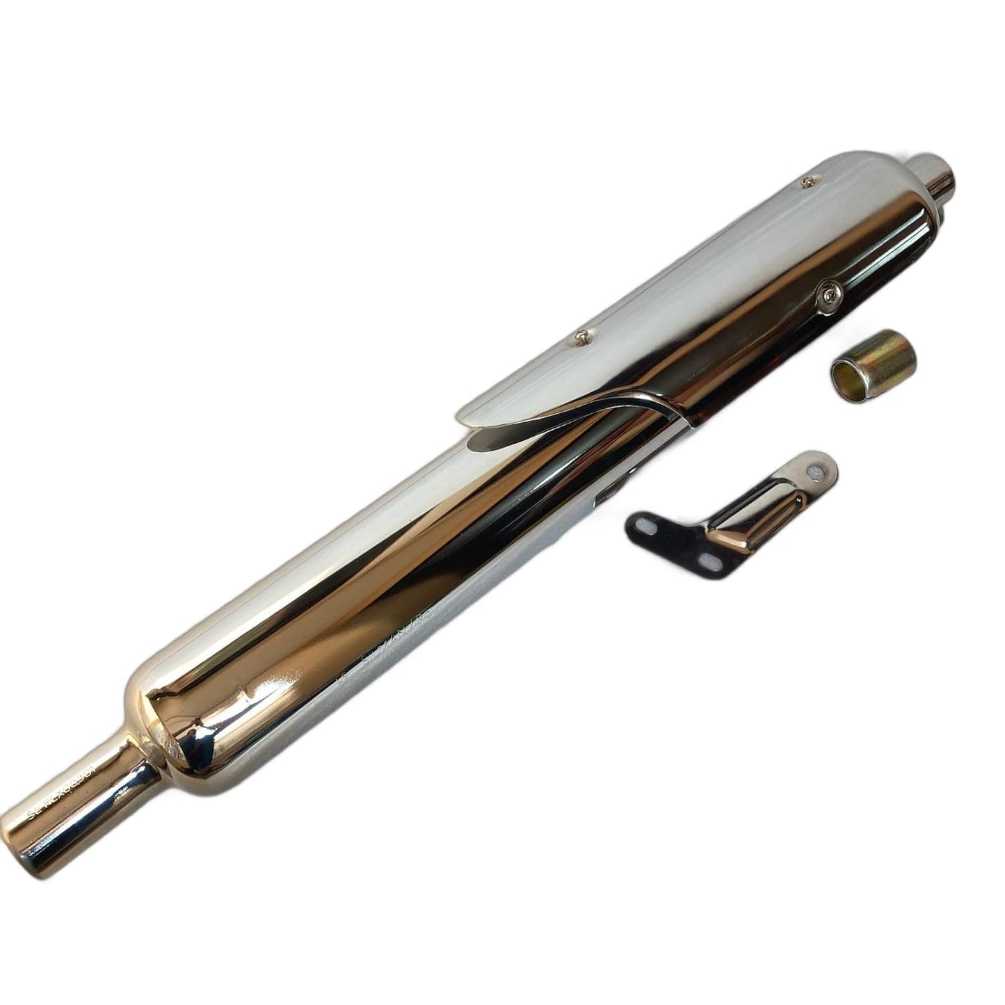 Stock Silencer Replica with Jaali for Royal Enfield Classic 350-500cc, Standard 350-500cc & Electra BS3/BS4/BS6
