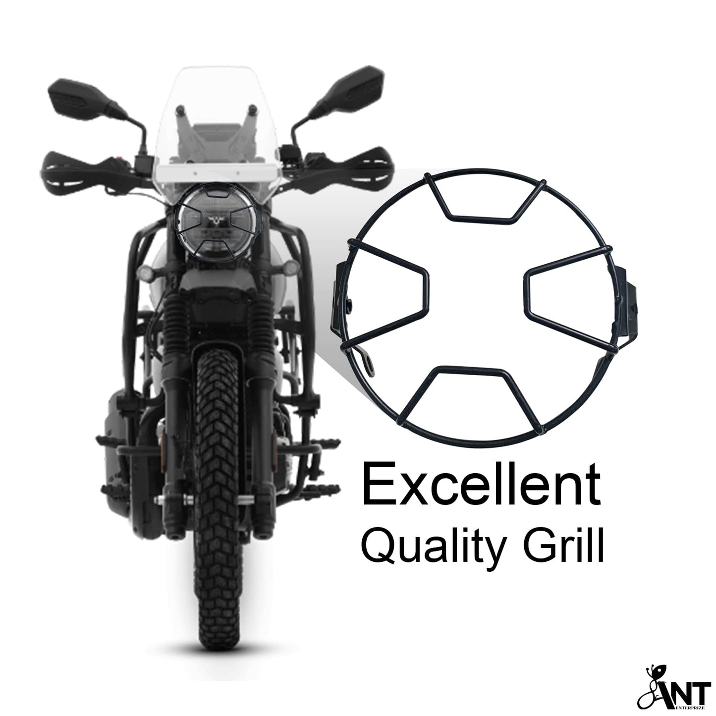 Headlight Grill (Cross Pattern) for Yezdi Adventure & Scrambler