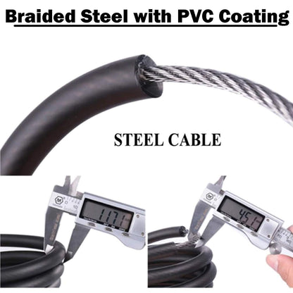 Motorcycle Bike Lock with Combination Number - Security Lock