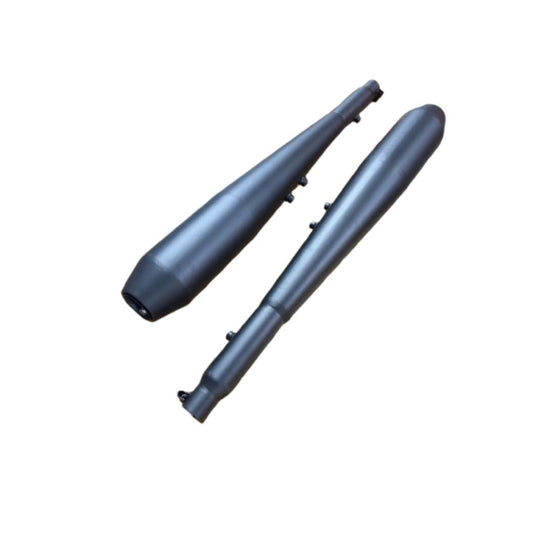 Growler Exhaust Black with Db Killer -Direct fit for Jawa 42 2.1