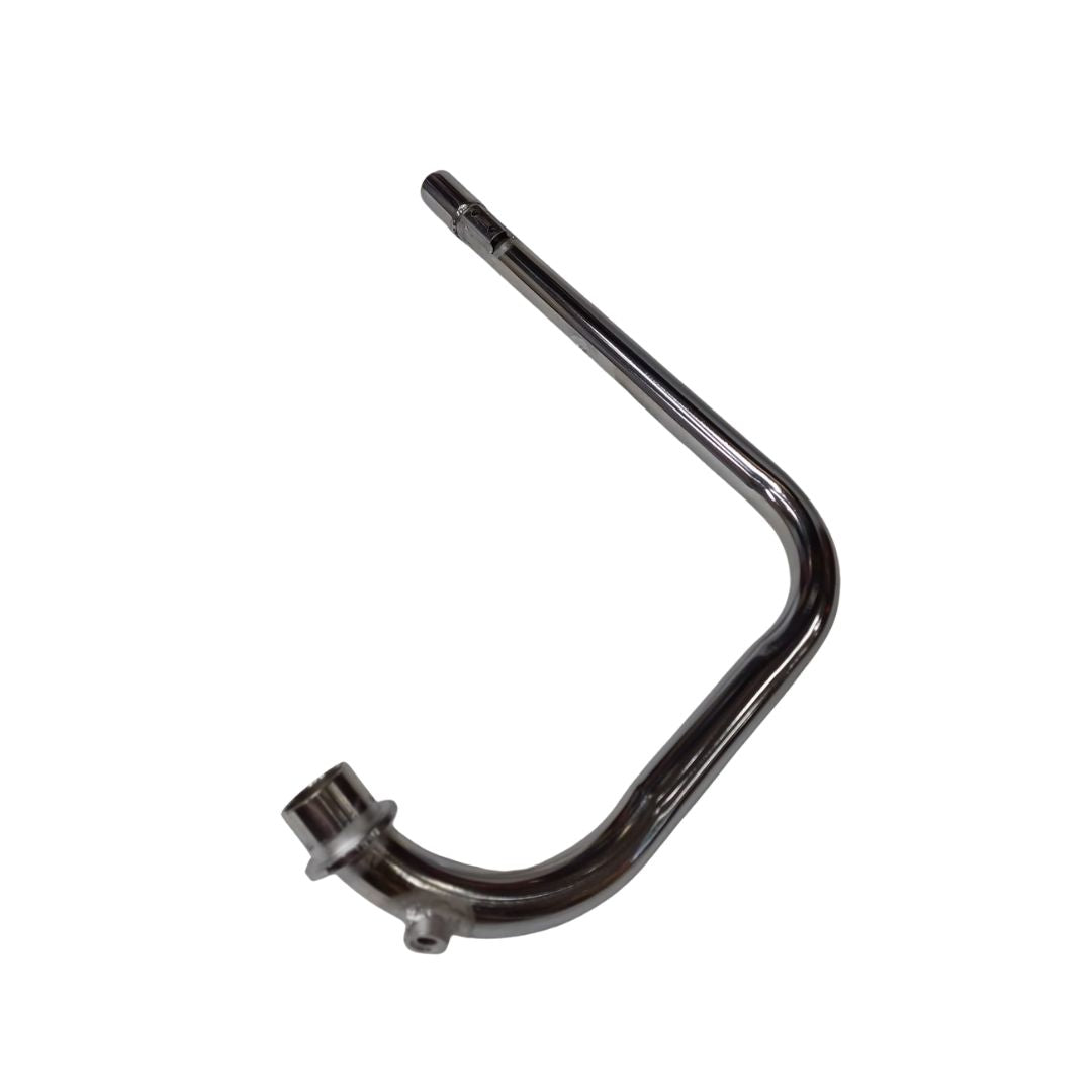 L Shape Bend Pipe for Royal Enfield Motorcycle (Empty) | Customizable Exhaust Pipe for Royal Enfield