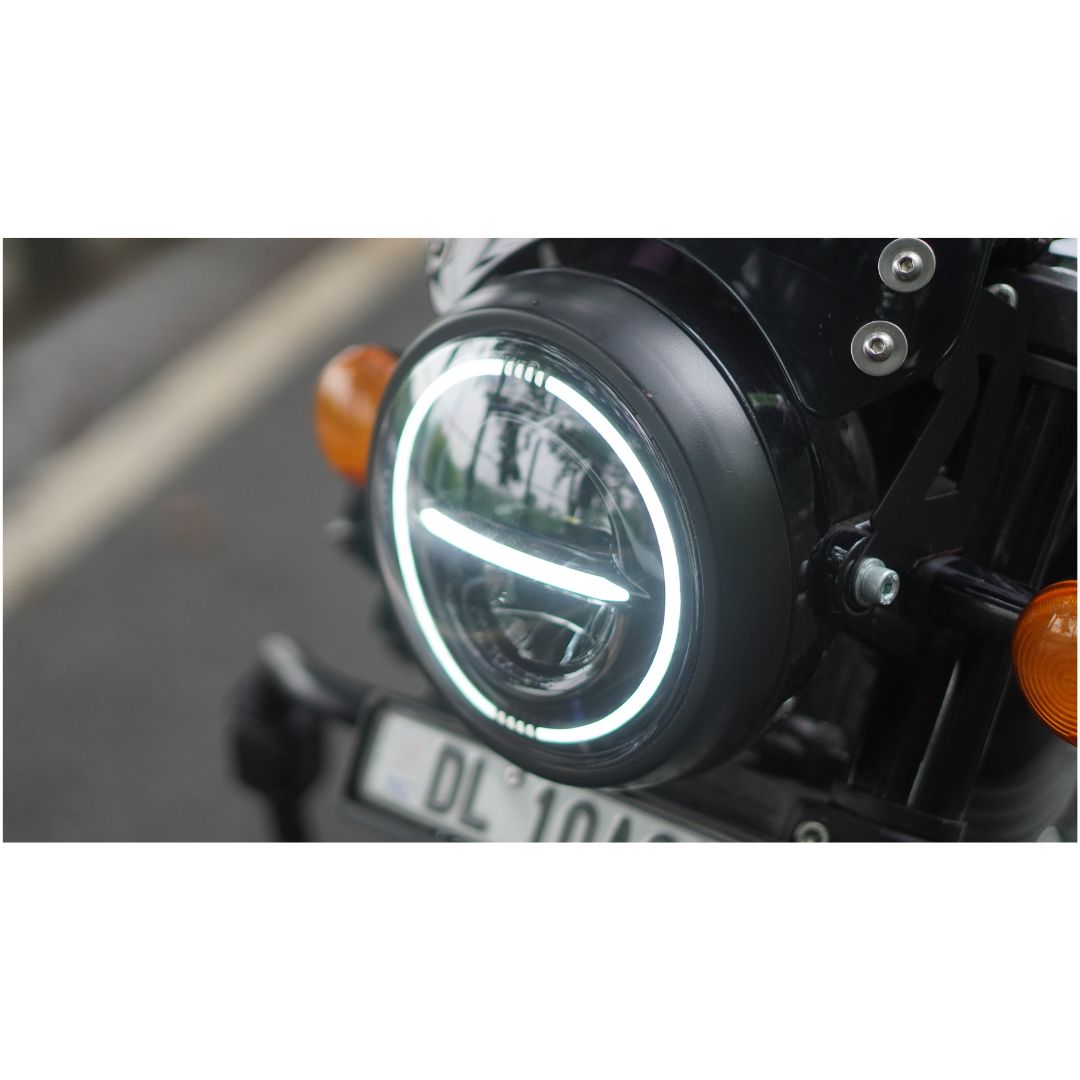 7" Inch Minus Headlight 150 Watt Full Ring - With 1 year warranty