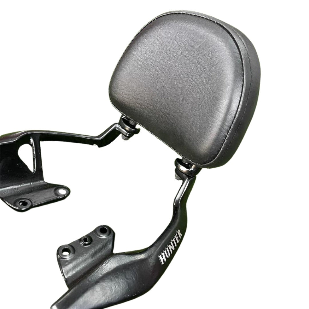 Backrest for Royal Enfield Hunter | Big Cushion Comfort & Secure Support