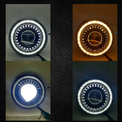 7" Inch HJG  110 Watts Ring Design High Power Projector Headlight