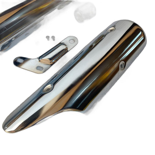 Stock Silencer Replica with Jaali for Royal Enfield Classic 350-500cc, Standard 350-500cc & Electra BS3/BS4/BS6