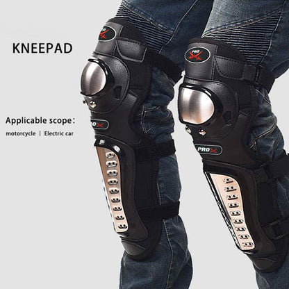 Probiker Pro-X Alloy Stainless Steel Knee Guard