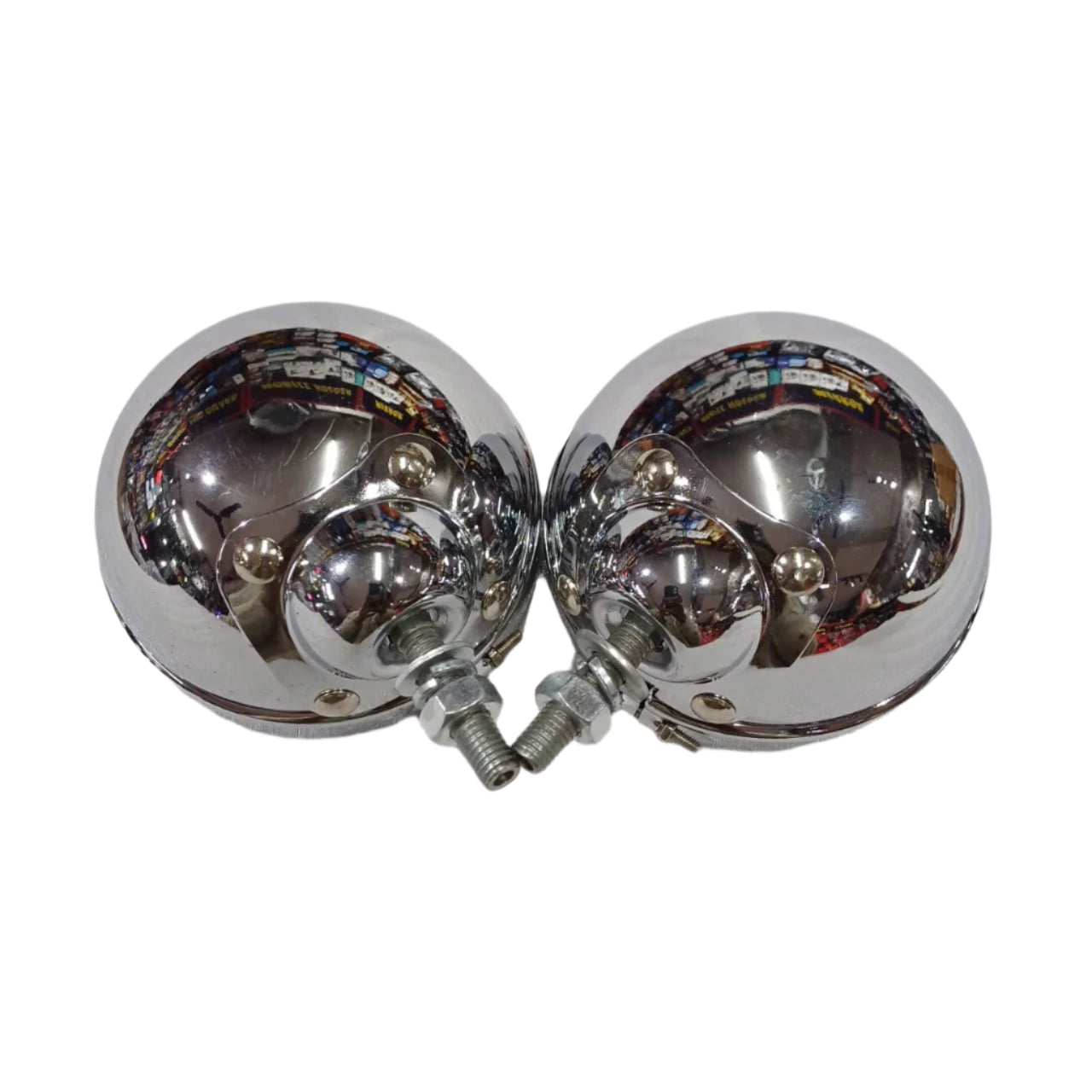 40W Fog Lights with Projector & Chrome Holder – Universal Fit