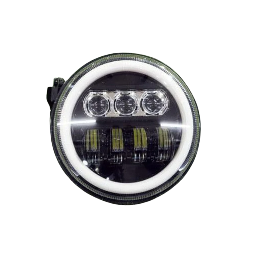 7-Projector Full-Ring LED Headlight for Jawa classic/ Perak / 42 Models – Extra Bright
