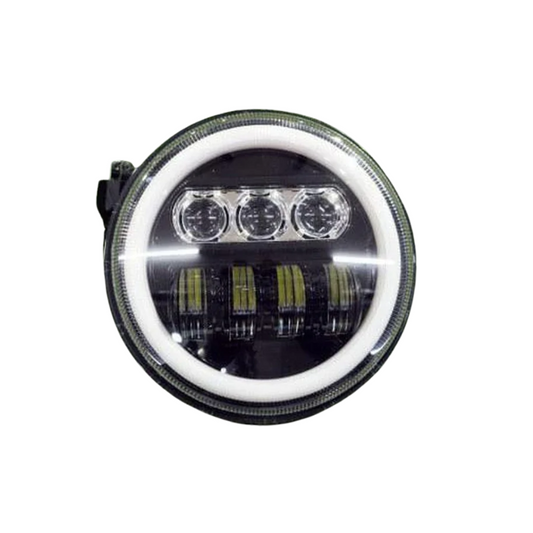 7-Projector Full-Ring LED Headlight for Jawa classic/ Perak / 42 Models – Extra Bright