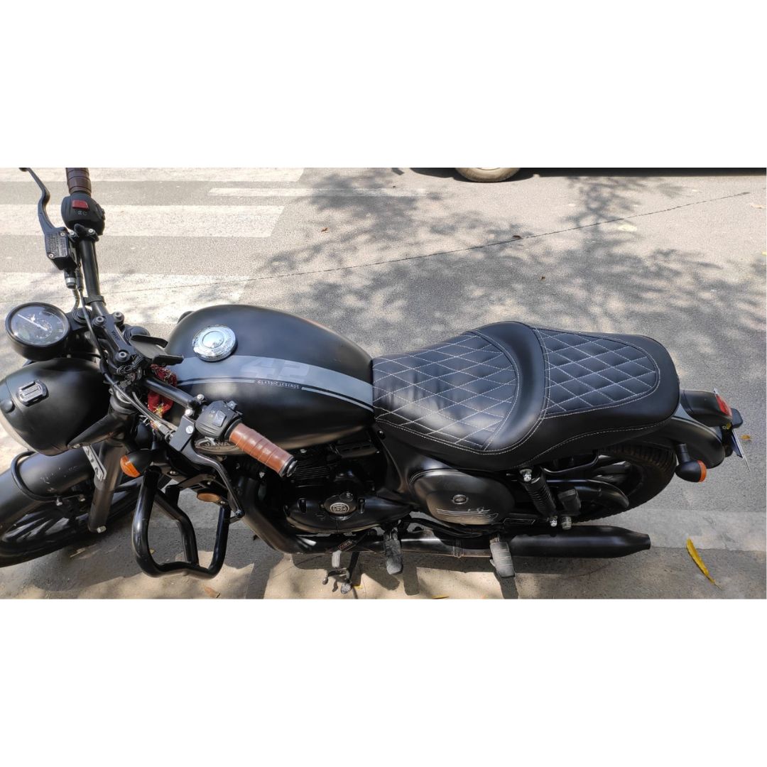 European Dual Quilted Seats for Jawa 42, 42 2.1 & Classic 300