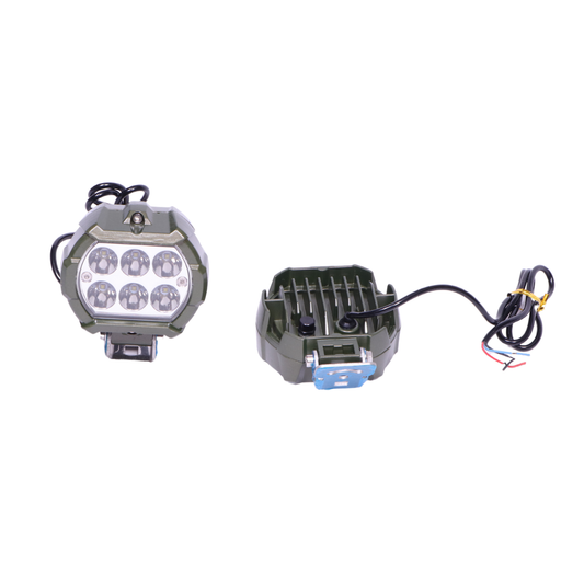 6-LED Shilan Waterproof Fog Lights – High Brightness – Pair