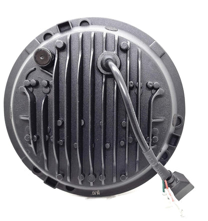 5.75 Inch MINUS Headlight  Full Ring  LED compatible for Avenger All models, RX100, RX135, Jawa 42 Bobber ,Yezdi roadster and Harley-Davidson