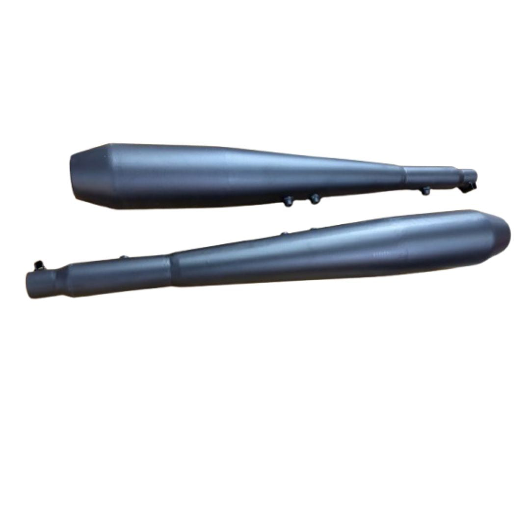 Growler Exhaust Black with Db Killer -Direct fit for Jawa 42 2.1