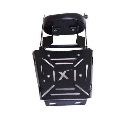 Premium Backrest with Modular Top Rack for Super Meteor 650, Shotgun 650, Meteor 350, Goan Classic 350 & Harley X440