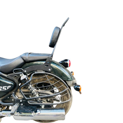 Sissy Bar Backrest for Super Meteor 650, Shotgun 650, Classic 650, Harley X440, Classic 350 & Meteor 350 – Ergonomic Design