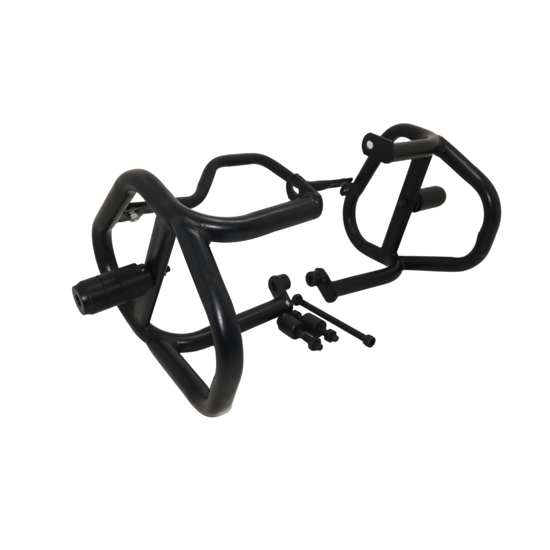 Cross Crash Guard with Round Sliders for Interceptor 650 & Continental GT 650