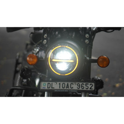 7" Inch Minus Headlight 150 Watt Full Ring - With 1 year warranty