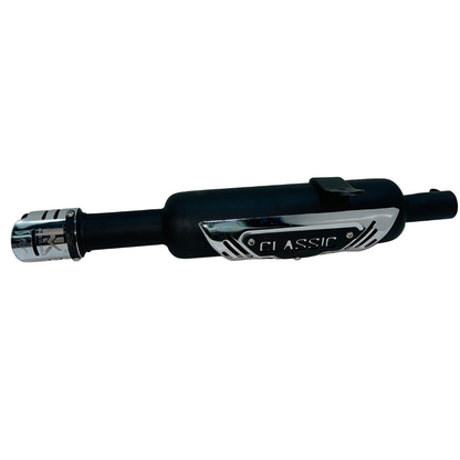 K Indore Chrome Exhaust for All Bikes | Sleek Chrome Finish | High-Performance Exhaust