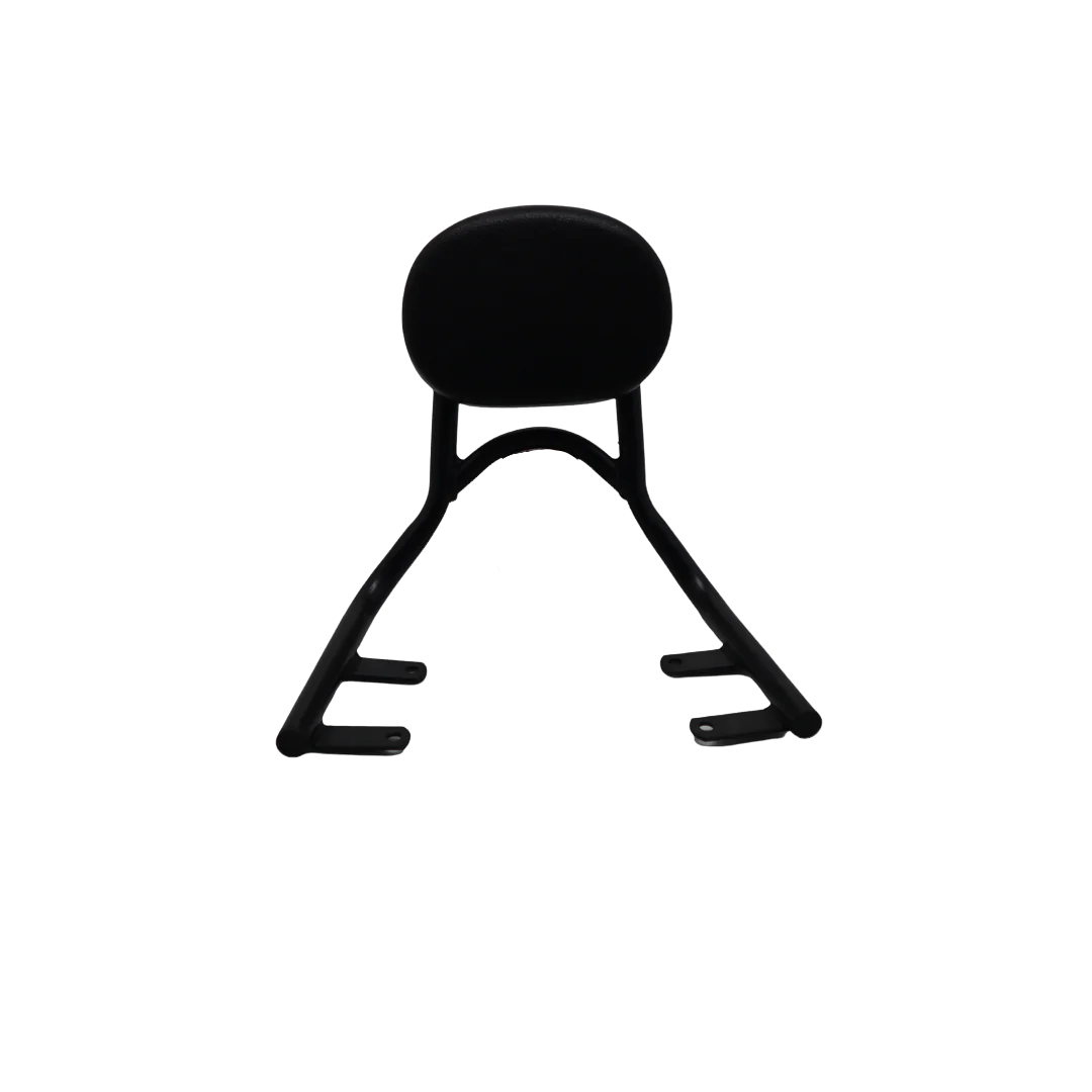 PU Cushion Backrest & Premium Saddle Stay Combo for Jawa 42, Classic, & 42 2.1