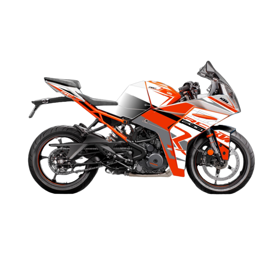 KTM Full Body Stickers | Custom Bike Stickers for KTM Motorcycles | Premium Design & Quality