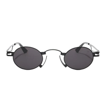 Orbit | Matte Black Round Sunglasses MG3587