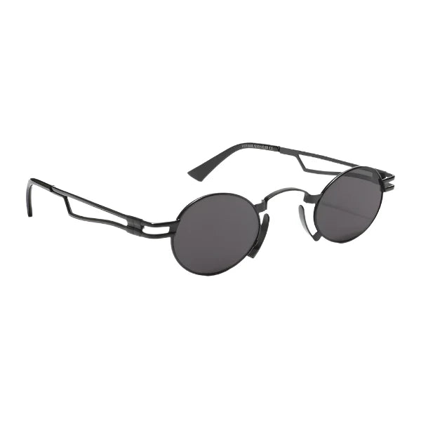 Orbit | Matte Black Round Sunglasses MG3587