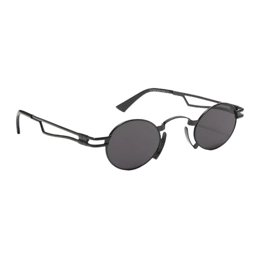 Orbit | Matte Black Round Sunglasses MG3587