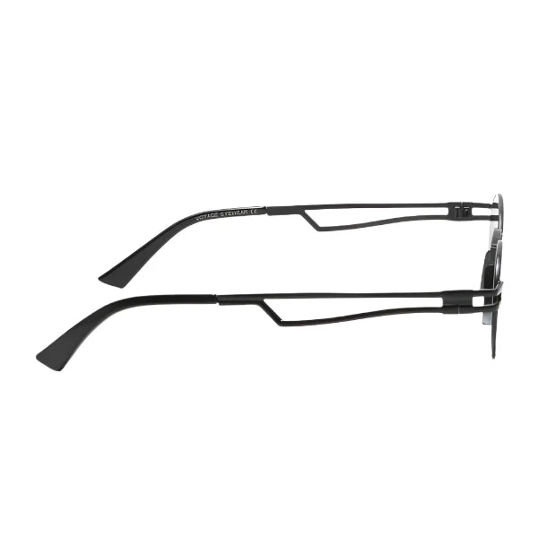 Orbit | Matte Black Round Sunglasses MG3587