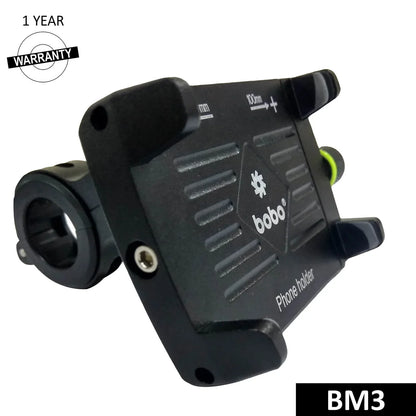 BOBO BM3 Claw-Grip Aluminium Bike & Cycle Phone Holder – Secure Fit