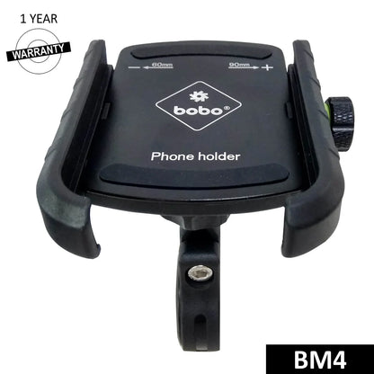 BOBO BM4 Jaw-Grip Bike & Cycle Phone Holder – Sturdy & Easy Mounting