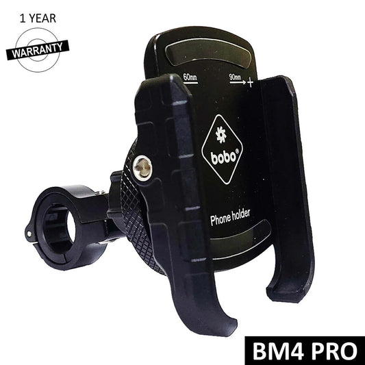 BOBO BM4 PRO Jaw-Grip Bike Phone Mount with Vibration Controller