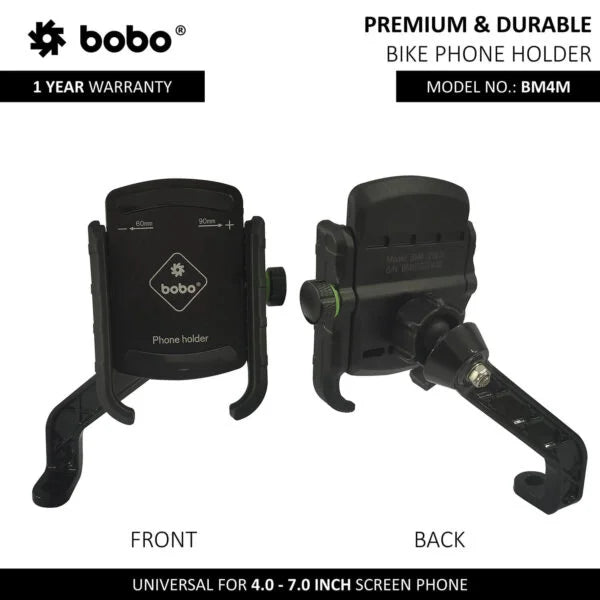 BOBO BM4M Jaw-Grip Bike & Cycle Phone Holder – Strong & Reliable