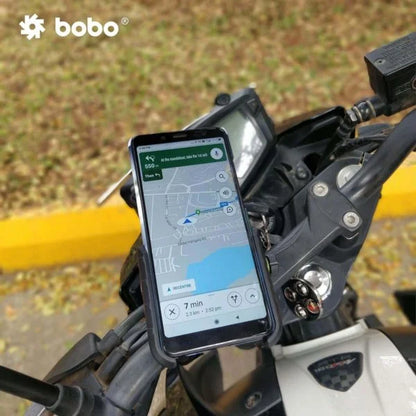 BOBO BM4 PRO Jaw-Grip Bike Phone Mount with Vibration Controller