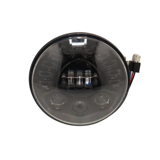 110 Watt Butterfly LED Headlight for Jawa 42 Bobber, Yezdi Roadster, Harley Davidson 750 Street, Harley Davidson 883 & Bajaj Avenger