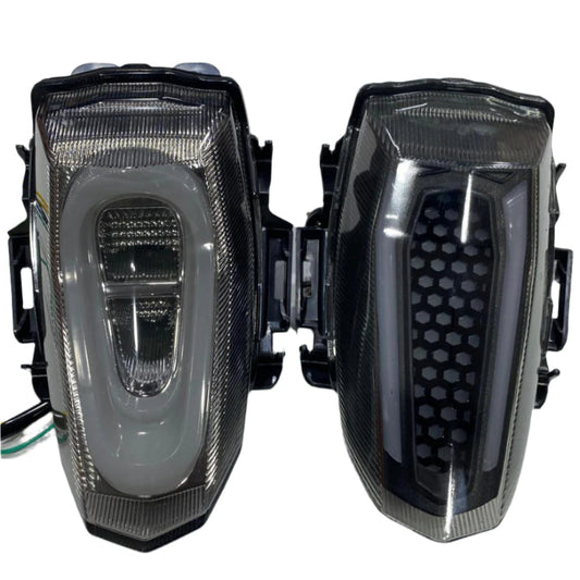 Tail Light for Yamaha R15 V4, V3, R15 M - Multicolor Flowing Indicator LED Tail Light 12V, 15W