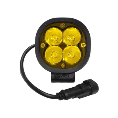 LIU HJG Mini 4 LED Fog Light with Harness (80 Watts) | Compact, Powerful Fog Lights for Bikes (Pack of 2)