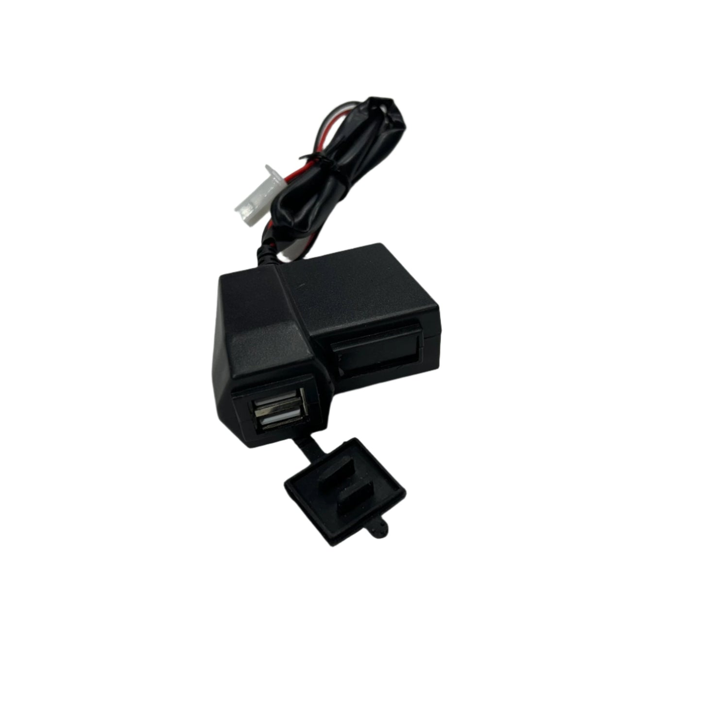 Dual USB Charger with Voltmeter – Universal for Motorcycles
