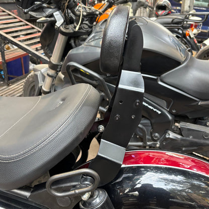 Premium Backrest with Cushion for Super Meteor 650, Shotgun 650, Goan Classic 350, Meteor 350 & Harley X440