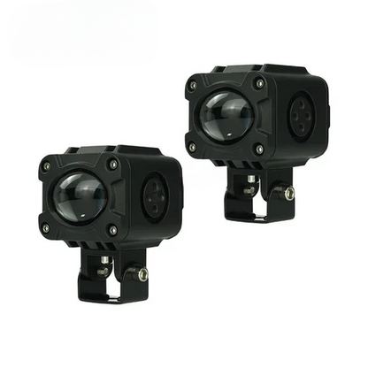 40W HJG Flashing Dual-Color LED Light – Universal for Motorcycles