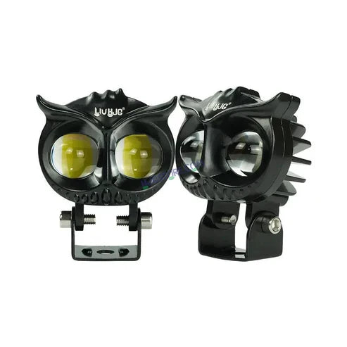 2 LED Owl Fog Lights – High-Intensity Beam – Pair