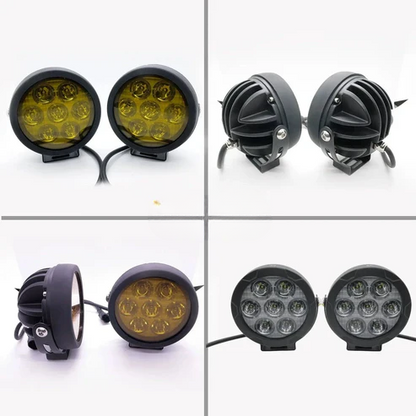 HJG 70w Round 7 LED Fog Light without Harness