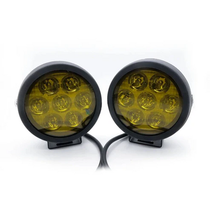 HJG 70w Round 7 LED Fog Light without Harness
