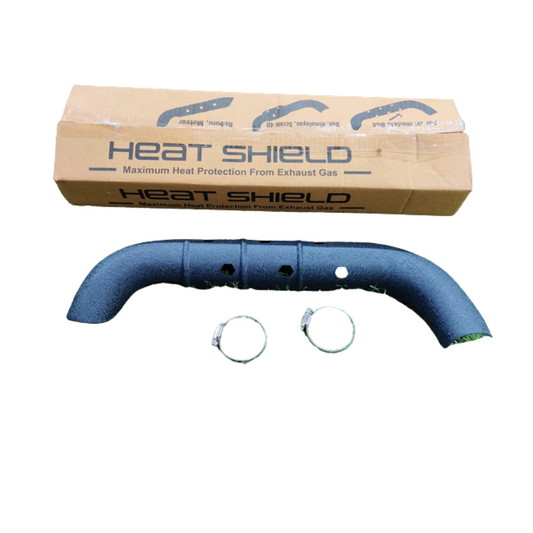 Bend Pipe Cover/Heat Shield for Royal Enfield BS4 – Rust-Resistant & Stylish